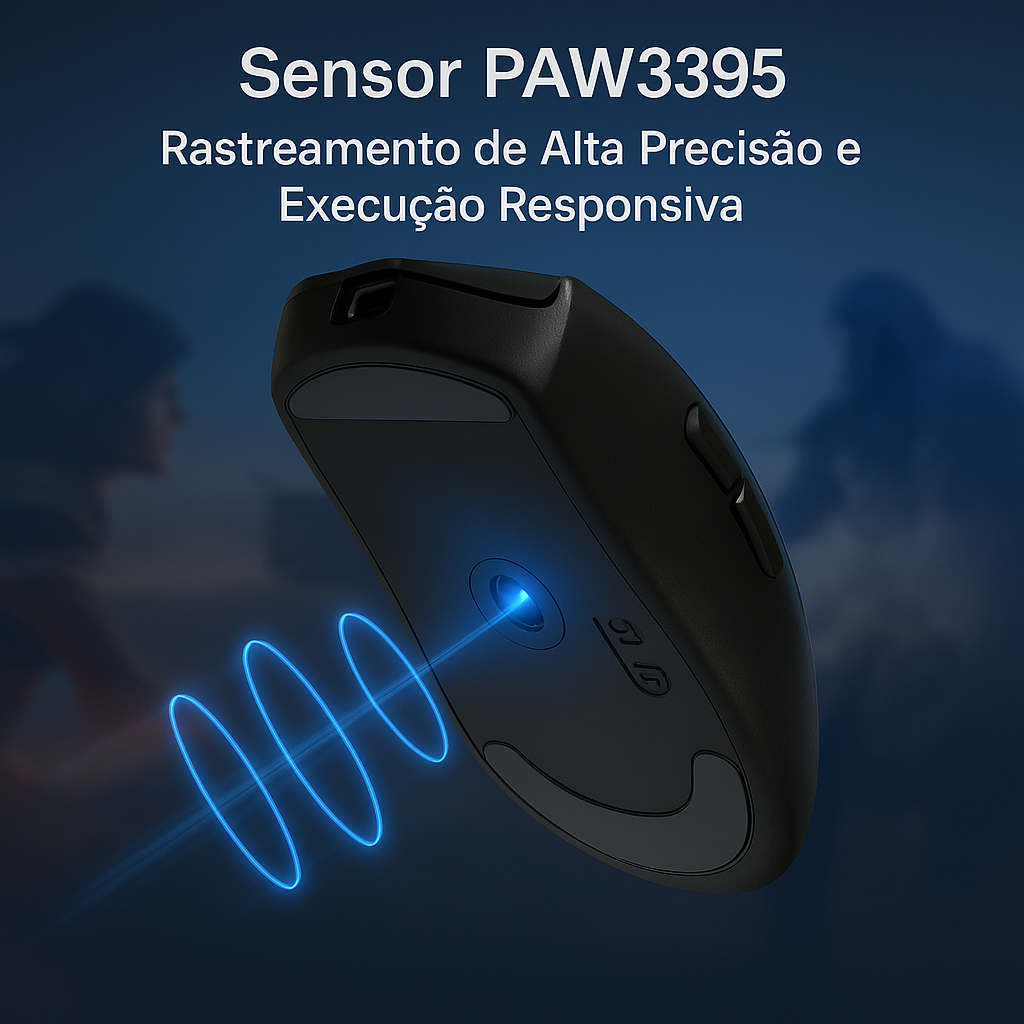 Mouse Gamer Sem Fio DELUX M600 Ultra