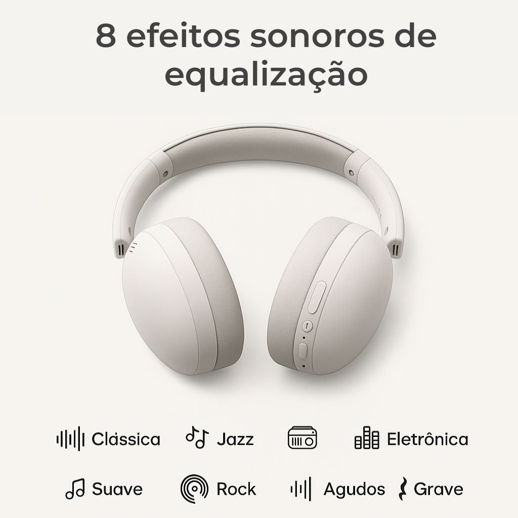 Fone de Ouvido Bluetooth Max2 com Isolamento de Ruído