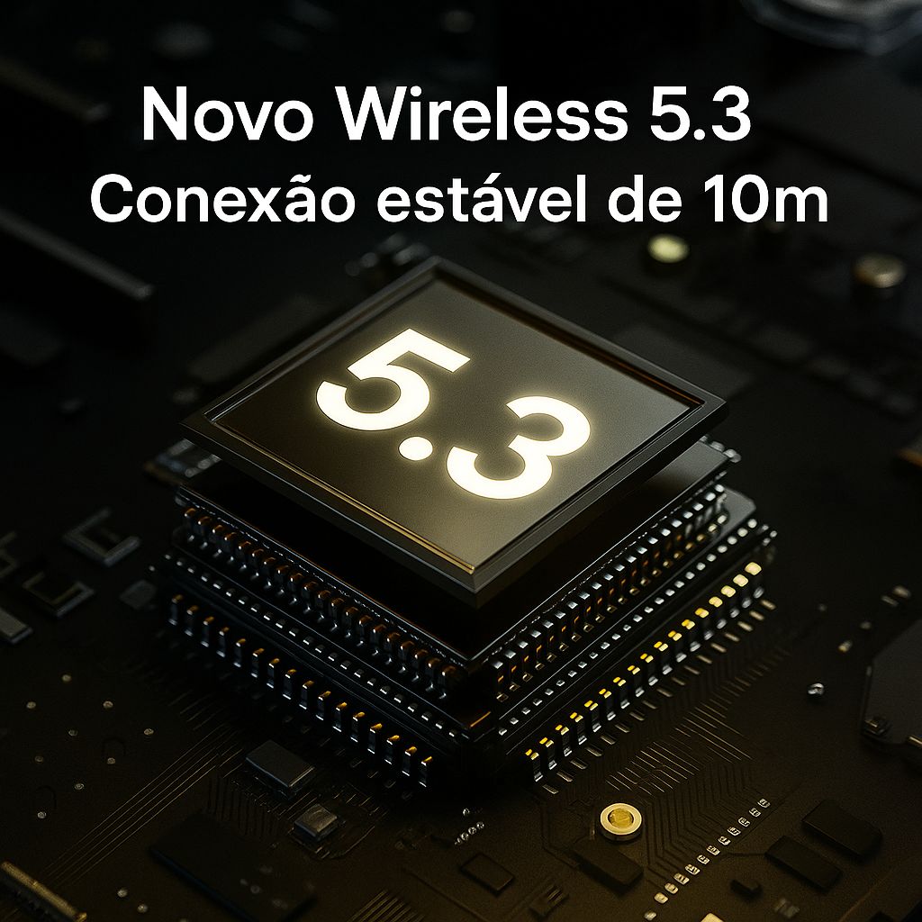 Fone de Ouvido Bluetooth D02 Pro — Dobrável, 50h de Bateria